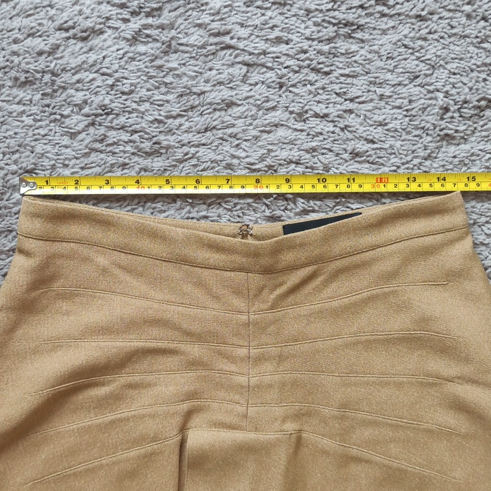 NWT Derek Lam Gold Mini Skirt - SIZE EU 42 - Picture 10 of 11
